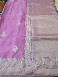 Pure Mushru Weaving  - Blush Pink
