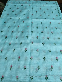 Candy Crush With Embroidery  - Mint Tulip