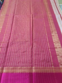 Pure Handloom Maheshwari  - Pink
