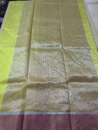 Pure Handloom Chanderi - Yellow