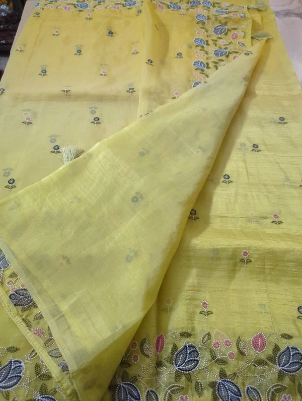 Soft Crush Organza  - Yellow