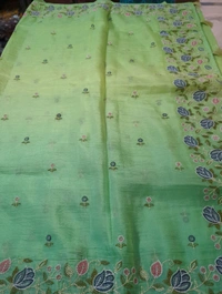 Soft Crush Organza  - green