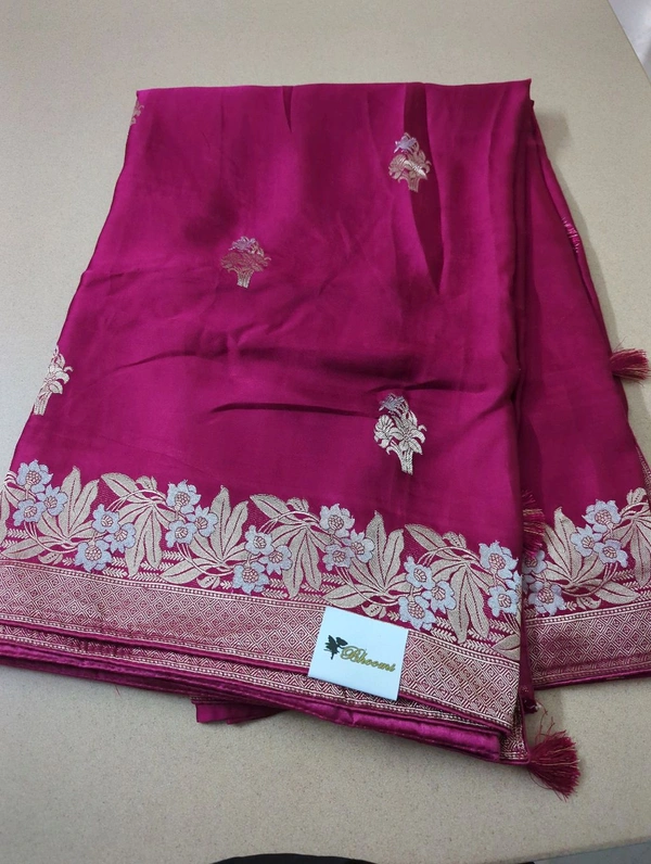 Pure Mushru Weaving  - pink