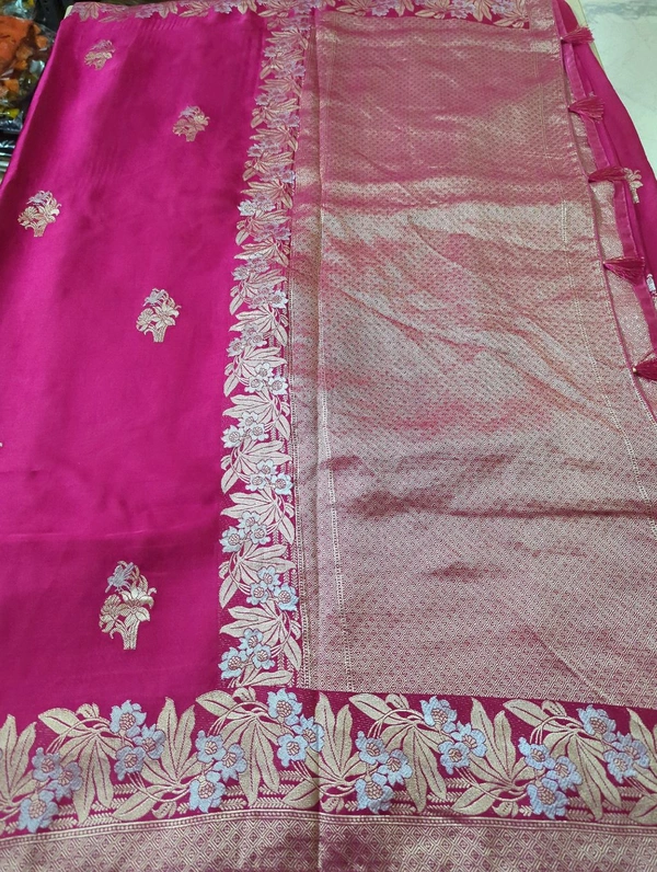 Pure Mushru Weaving  - pink