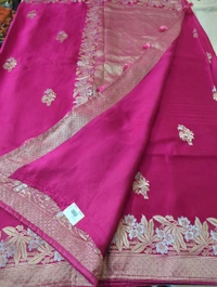 Pure Mushru Weaving  - pink
