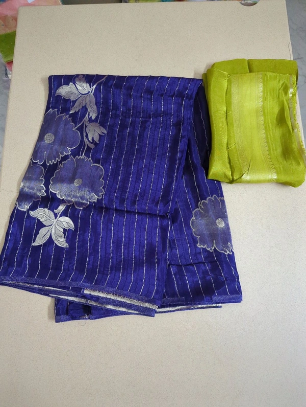 Pure Russian Crepe  - pigment indigo with olive, 12 Working Days