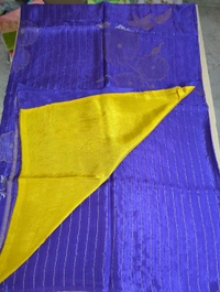 Pure Russian Crepe  - violet with yellow, 12 Working Days