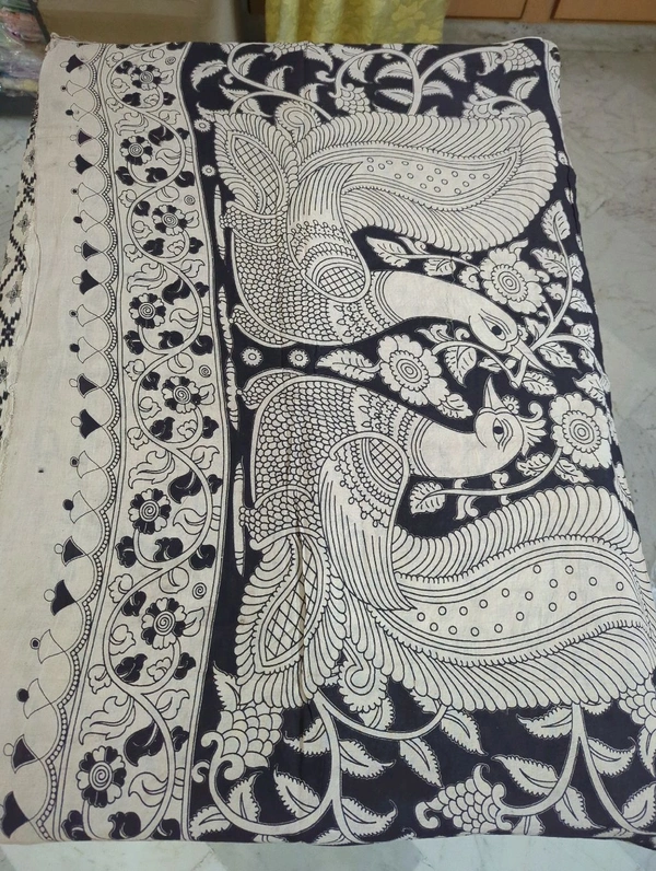 Pure Kalankari Cotton - cream 2