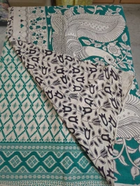 Pure Kalankari Cotton - teal green 3