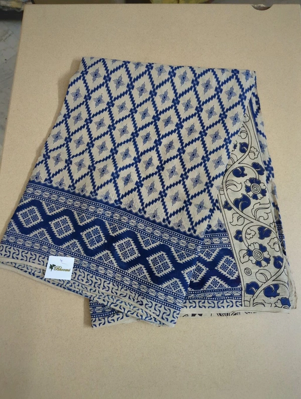 Pure Kalankari Cotton - blue 4
