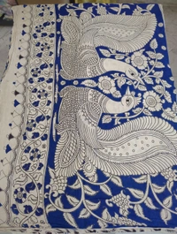 Pure Kalankari Cotton - blue 4