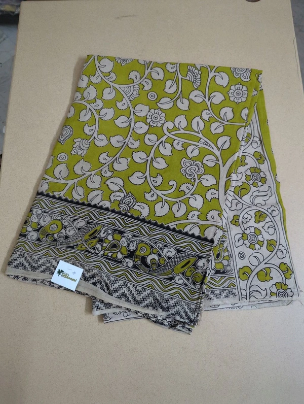 Pure Kalankari Cotton - mint 10