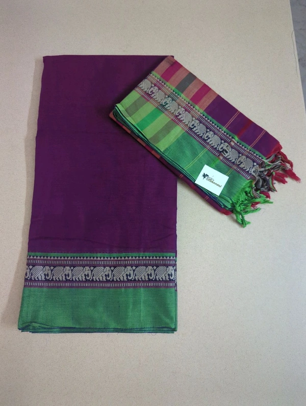 Pure Handloom Narayanapet - Purple