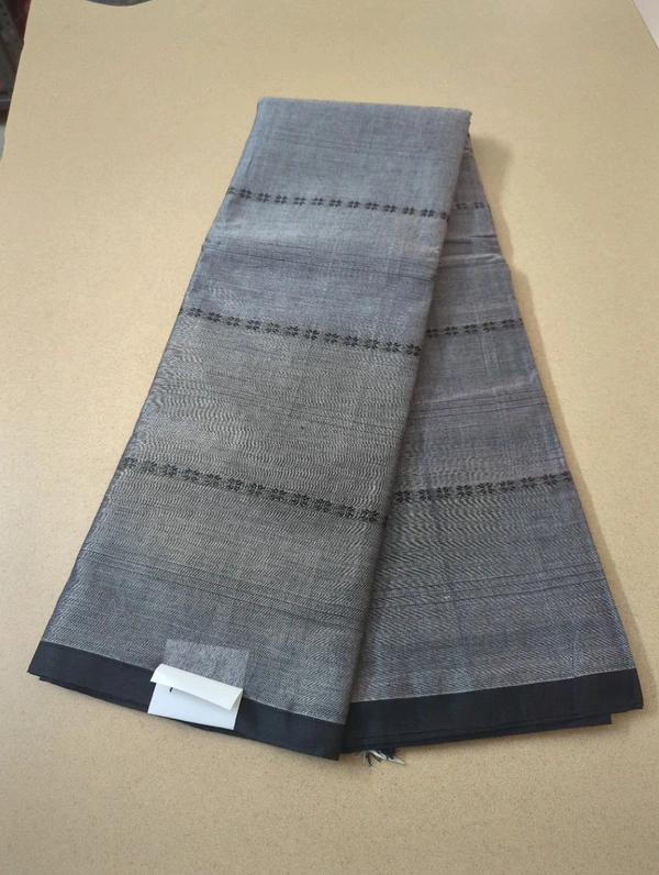 Pure Handloom Narayanapet  - Gray