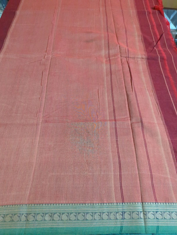 Pure Handloom Narayanapet-Mango Designing - Maroon 1