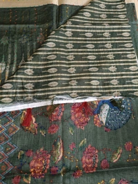Benaras Kora -Lotus Designing - Pine Green 3