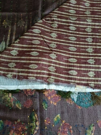 Benaras Kora -Lotus Designing - Brown 4