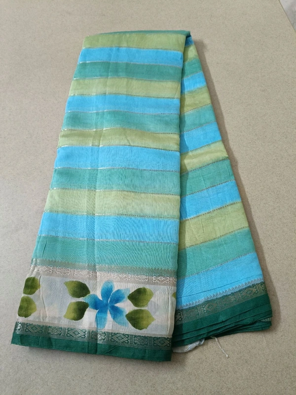 Soft Chiniya Handprint - Green 4
