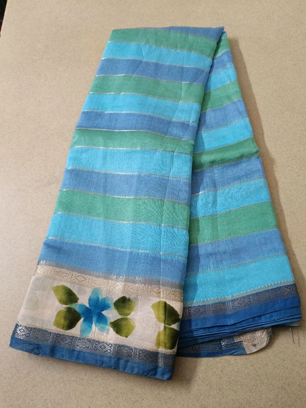 Soft Chiniya Handprint - Cornflower Blue 6