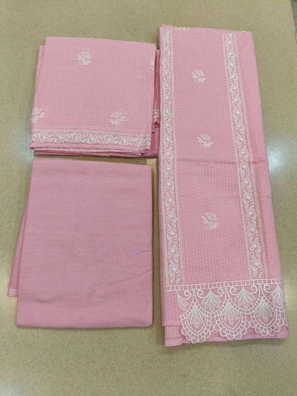 Kota Dress Material  - pink