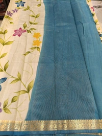 Chiniya Handpainted - sky blue