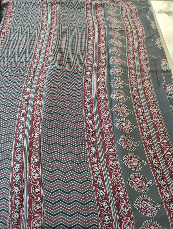 Pure Jaipure Mul Mul Cotton - Gray 1