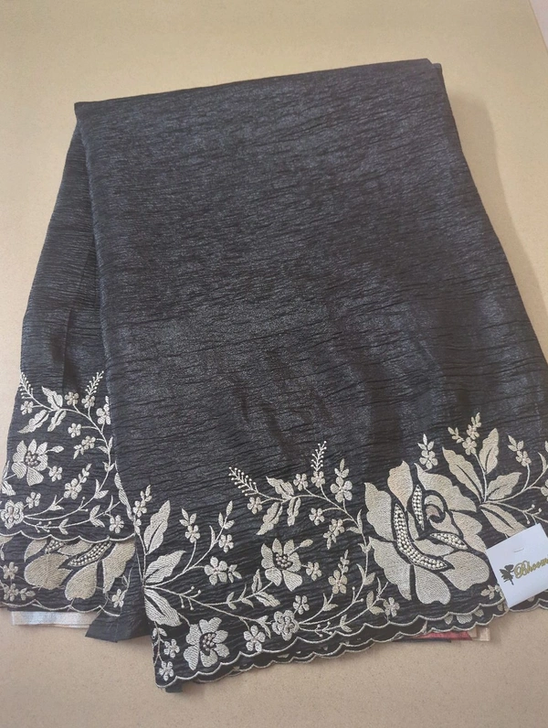 Pure Candy Crush Embroidery  - Black