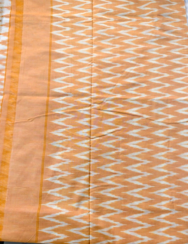 Mercirised Ikkat Cotton - Yellow