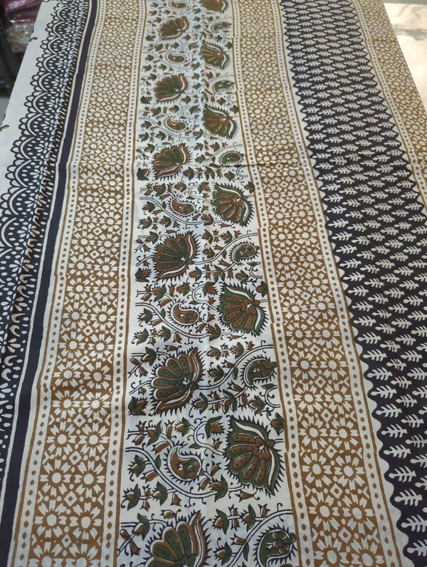 Pure Jaipure Cotton Hand Bagru Print - Black 2