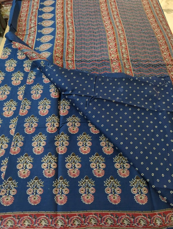 Pure Jaipure Mul Mul Cotton - Navy Blue 2
