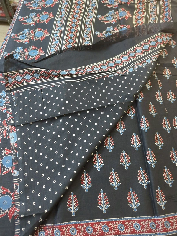 Pure Jaipure Mul Mul Cotton - Black 5