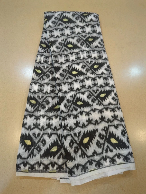 soft jamdhani - Black