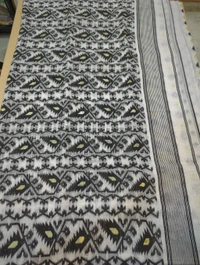soft jamdhani - Black