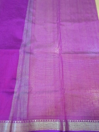 Pure Handloom Mangalagiri Pattu - Mint Green