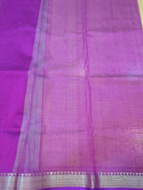 Pure Handloom Mangalagiri Pattu - Mint Green