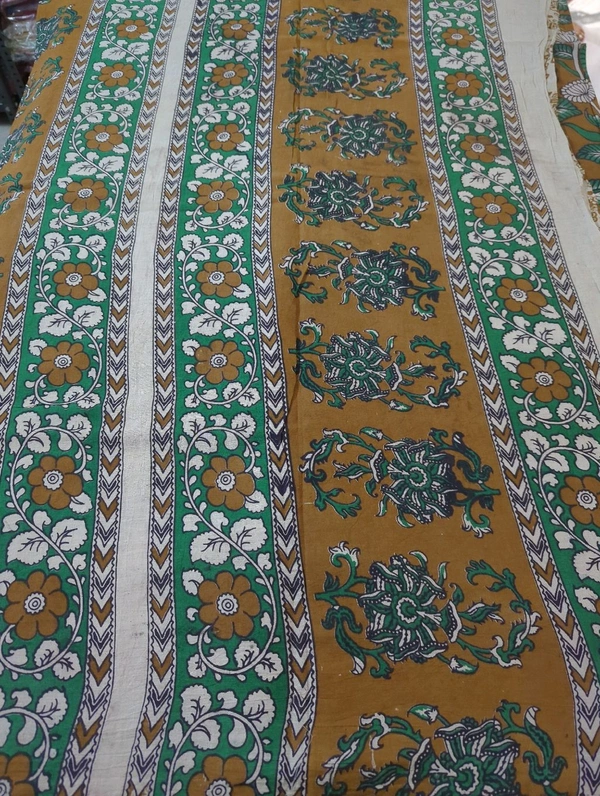 Pure Kalamkari Cotton  - Brown 1