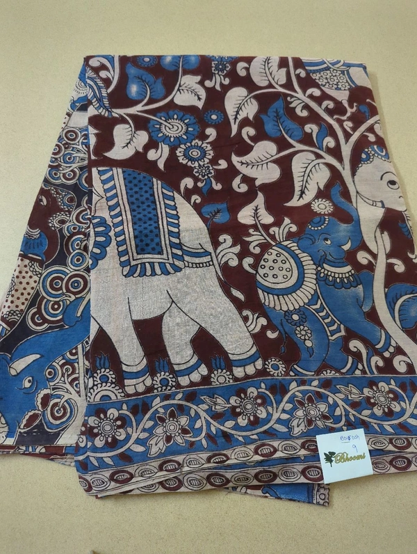 Pure Kalamkari Cotton  - Bourbon 9