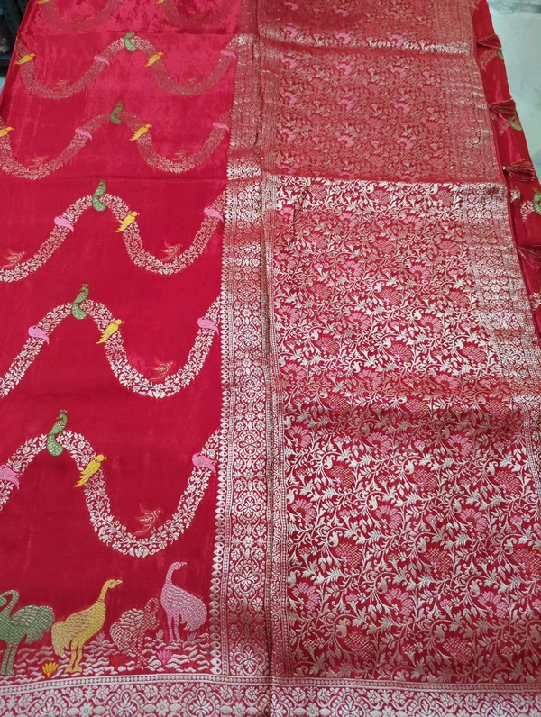 Pure Acho Silk - Red