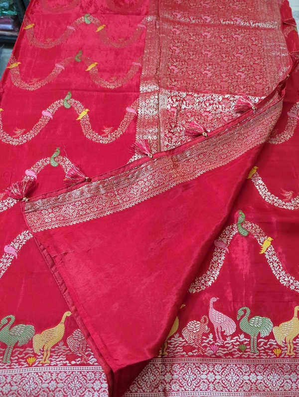 Pure Acho Silk - Red