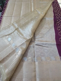 Pure Raw Mango Weaving  - purple