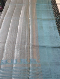 Pure Raw Mango Weaving  - Dark green