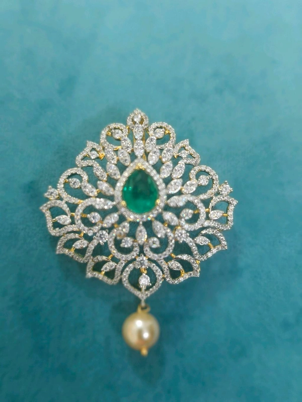 Diamond Replica Pendant - Green, vz