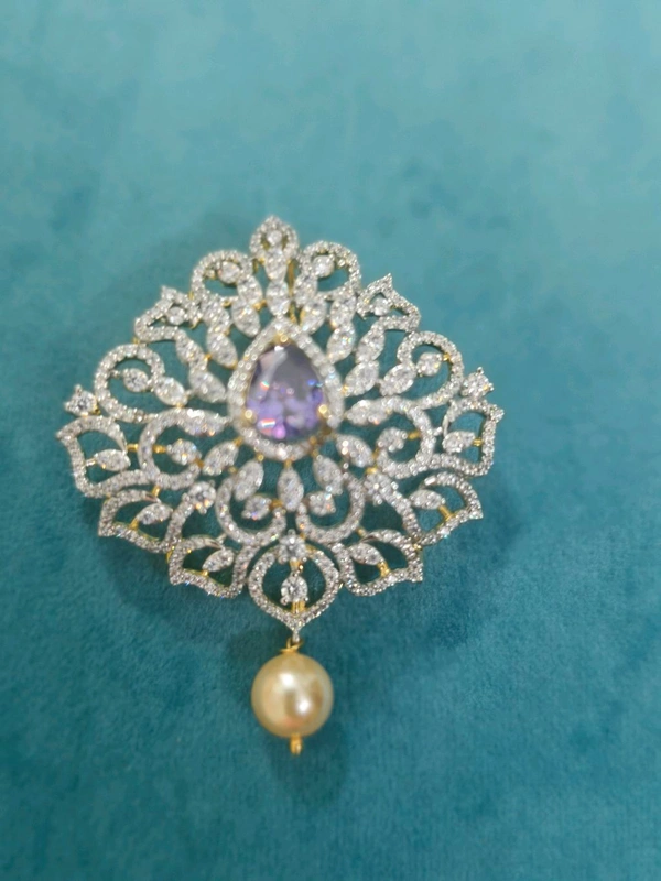 Diamond Replica Pendant - purple, vz