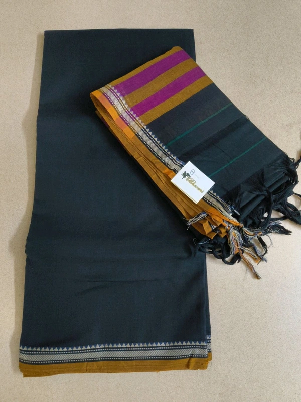 Pure Handloom Narayanapet - Black 3