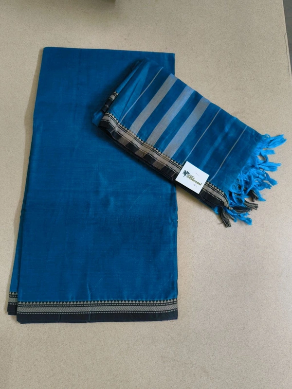 Pure Handloom Narayanapet - Blue 6