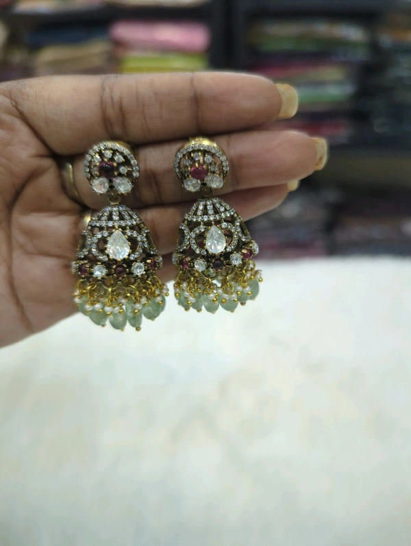 Earrings - pink, VZ