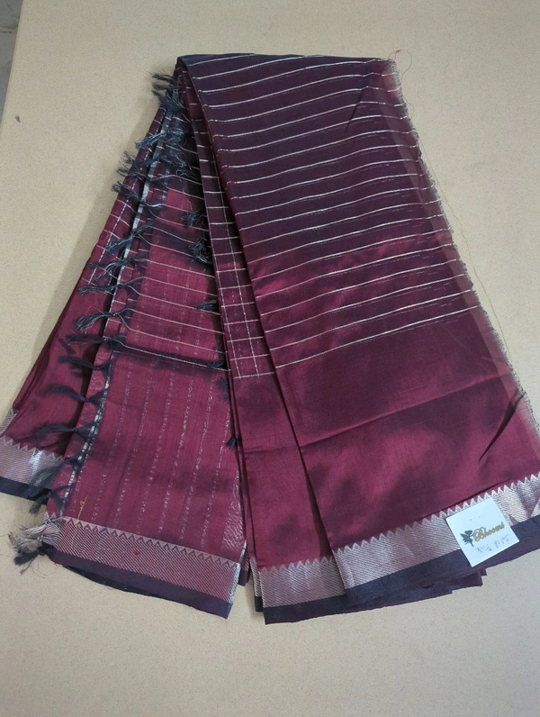 Pure Handloom Mangalagiri Pattu - Solid Pink