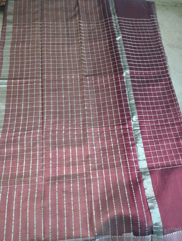Pure Handloom Mangalagiri Pattu - Solid Pink