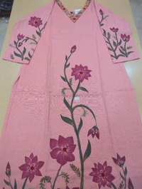 Pure Cotton With Hand Painted - Sundown, 38