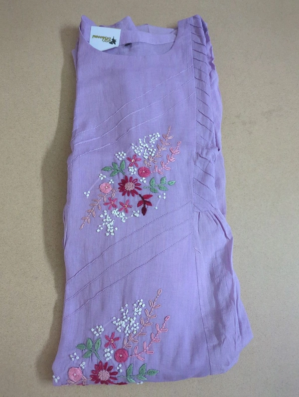 Pure Mul Mul Cotton Frock - Blue Chalk, 42